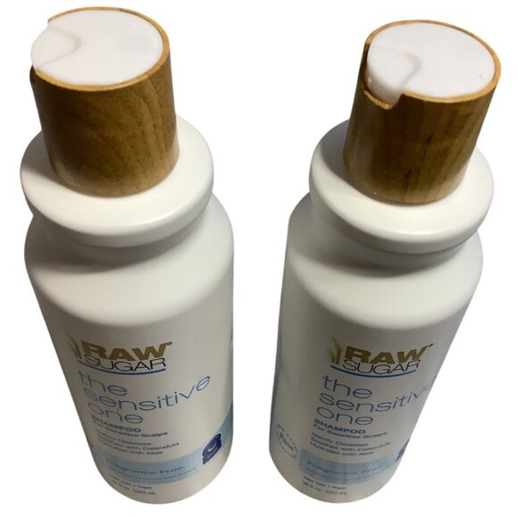 2 Raw Sugar The Sensitive One Shampoo 18 Fl Oz For Sensitive Scalp Color Safe - Picture 4 of 4